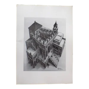 Vintage 20th Century M. C. Escher Lithograph