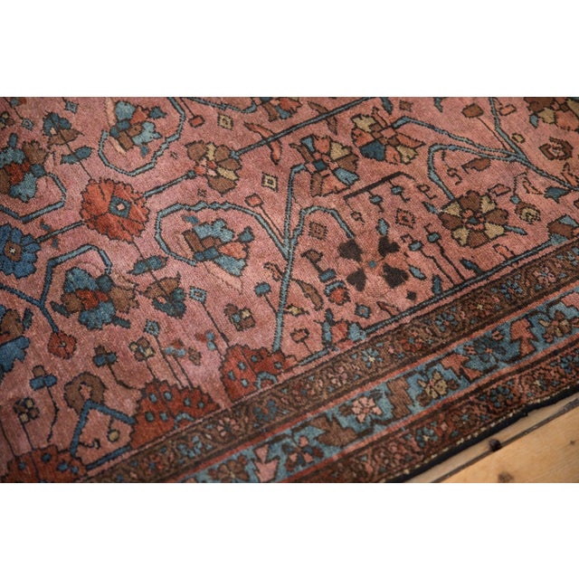 1920s 1920s Antique Persian Lilihan Floral Multicolor Wool Rug For Sale - Image 5 of 11