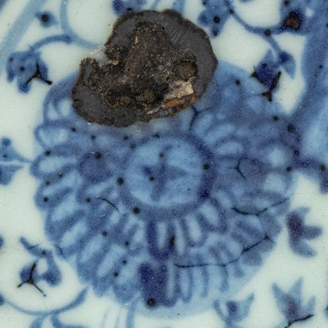 Chinese Chinese Blue and White Porcelain Shallow Bowl For Sale - Image 3 of 7