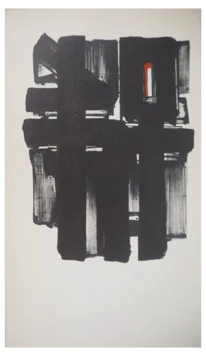 Pierre Soulages, Lithograph 2, 1957, Lithograph and Stencil