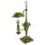 Early 19th Century French Gothic Revival Brass Argand 1-Arm Table Lamp For Sale - Image 10 of 10