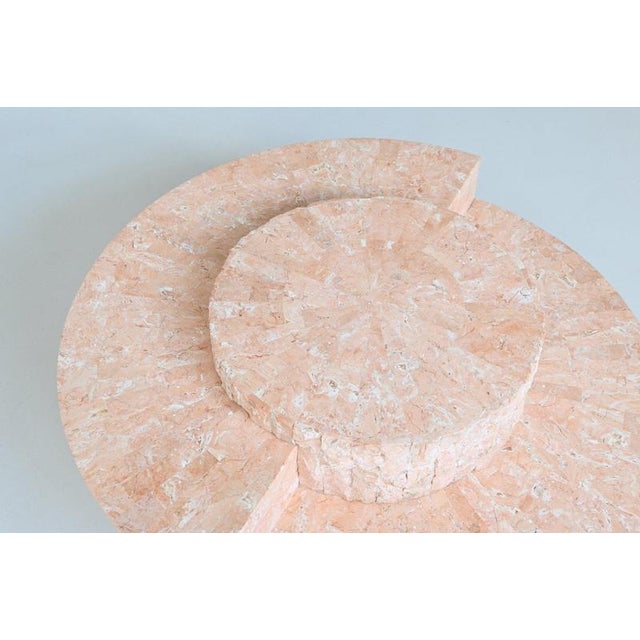 Round Sculptural Mactan Stone Coffee Table, Belgium, 1970s For Sale - Image 14 of 18