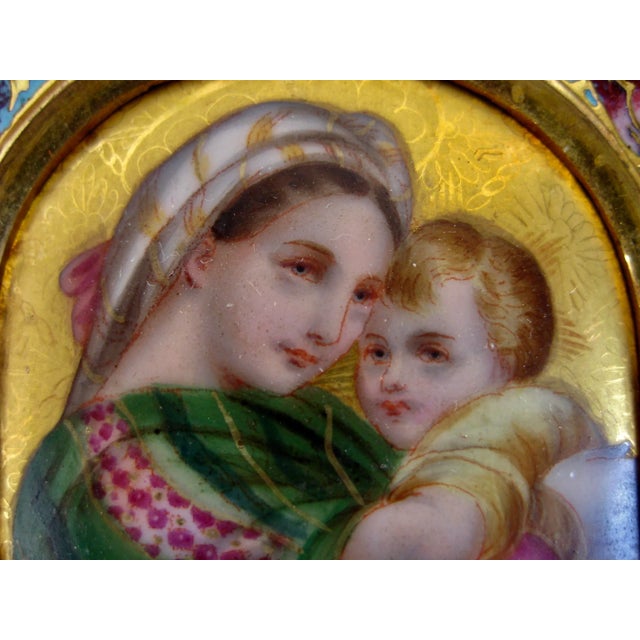 French Antique Bronze 19 Century Holy Water Wall Hanging For Sale - Image 4 of 13