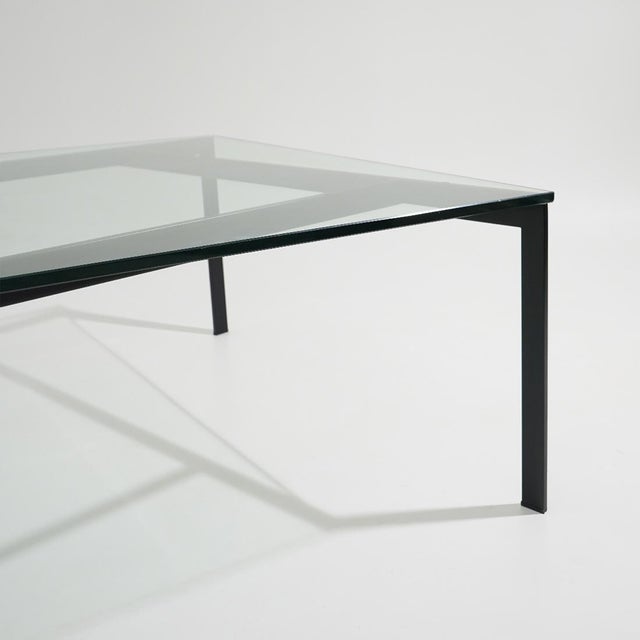 1960s Glass and Metal Coffee Table by Paolo Tilche for Arform, 1960s For Sale - Image 5 of 13