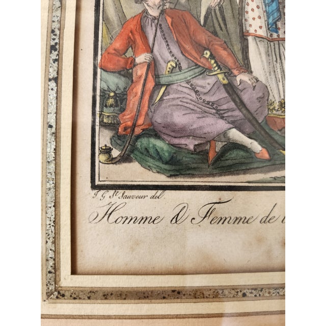 Set of 4 Antique Jacques Grasset De Saint-Sauveur Hand Colored French Engravings For Sale - Image 11 of 18