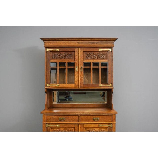 Art Nouveau Sideboard in Oak, Early 20th Century For Sale - Image 11 of 18