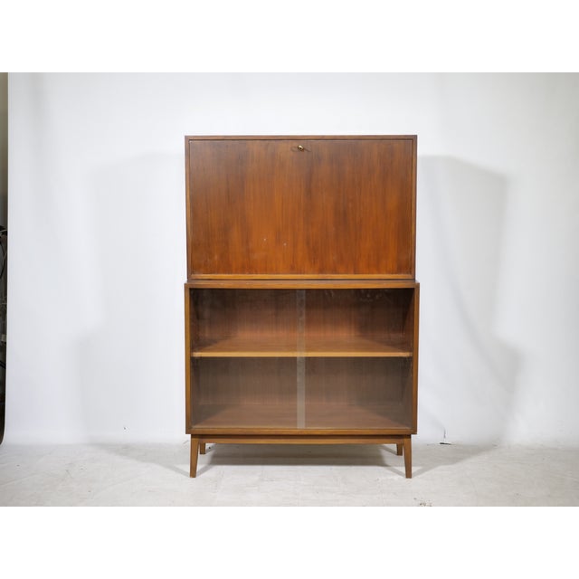 Mid-Century Modern Secretaire in Teak, 1960s For Sale - Image 10 of 10