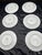 1970s French Provincial Earthenware Cheese Plate Service by Saint Amand - Set of 6 For Sale - Image 11 of 11