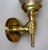 1950s 1950's French Regency Bronze Hand Fist Torch Wall Sconce With Flame Shade For Sale - Image 5 of 14