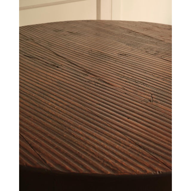 1950s Vintage Wooden Table, Netherlands, 1950s For Sale - Image 5 of 10
