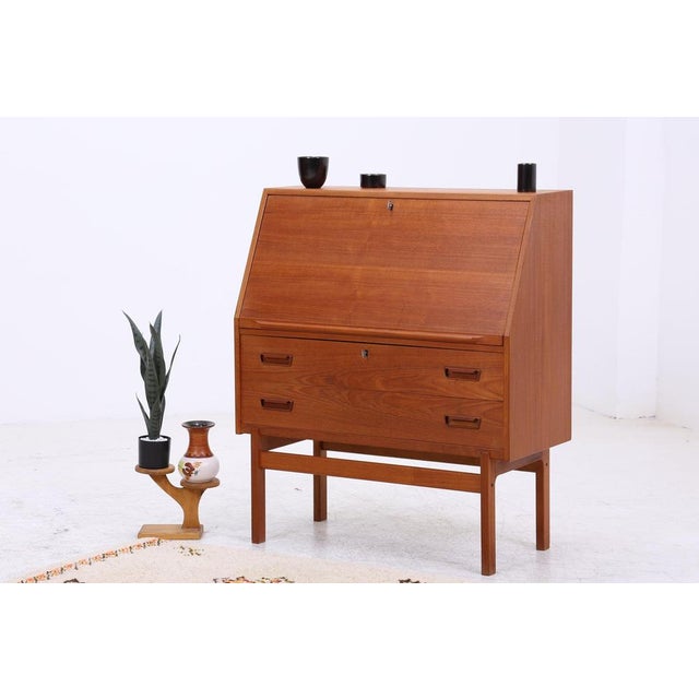 Danish Model 68 Secretary in Teak by Arne Wahl Iversen For Sale - Image 3 of 18