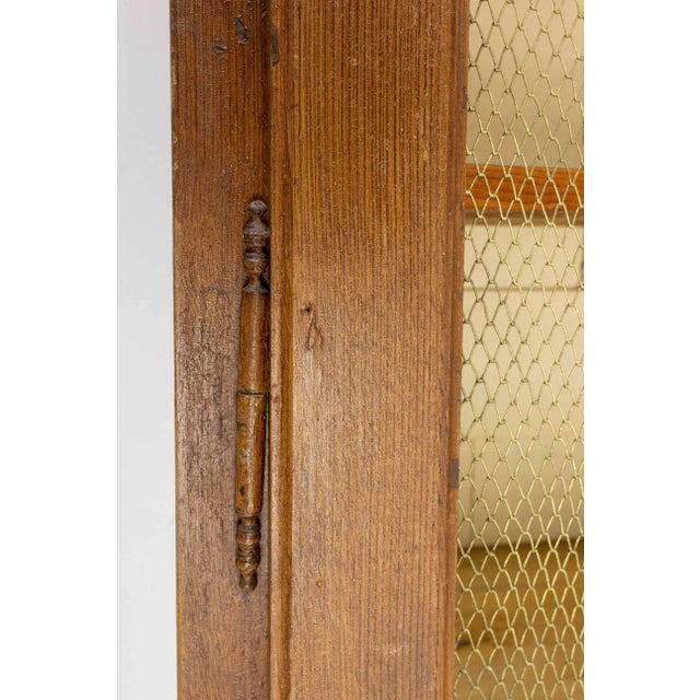 French Bookcase with Brass Mesh Doors, Late 19th Century For Sale - Image 11 of 15