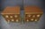 Contemporary Pair of Luxurious Brown Bedside Tables With Glass & Brass For Sale - Image 3 of 12