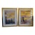 Reproduction of Two 1910 French Travel Posters in Beautiful Gold Frames - a Pair For Sale