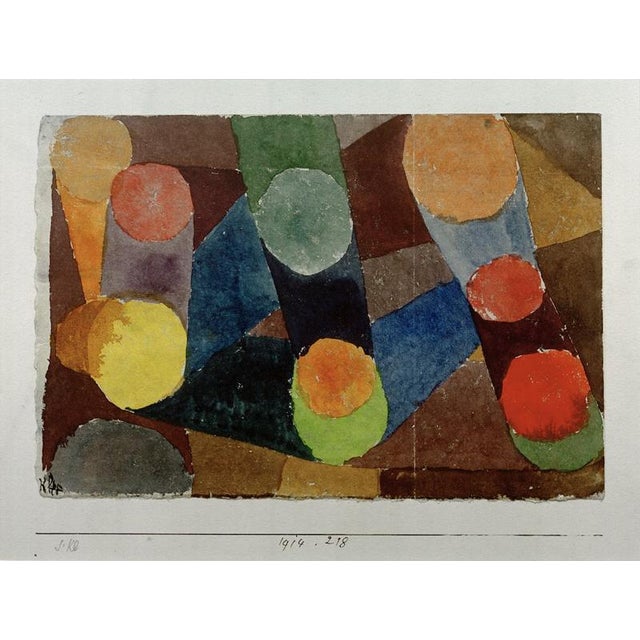 Paul Klee, Colour Circles Connected By Colour Bands, Archival Pigment Print, Framed For Sale - Image 3 of 3