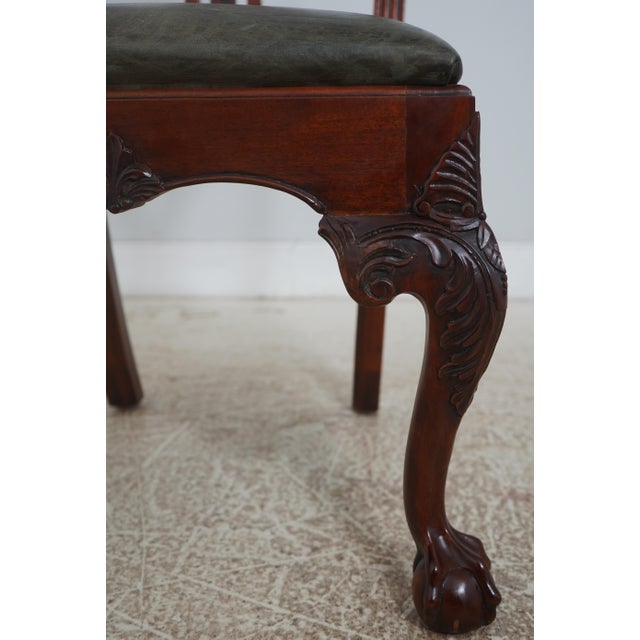 Set of 8 Henredon Mahogany Dining Chairs For Sale - Image 10 of 18