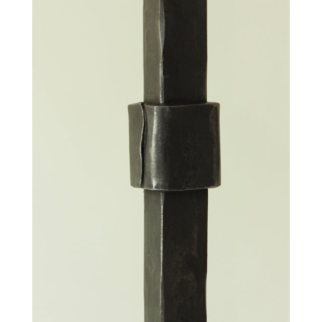 1950s Brutalist Wrought Iron Floor Lamp, 1950s For Sale - Image 5 of 9