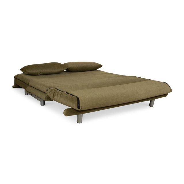 Multy Fabric Three-Seater Green Sofa with Manual Sleeping Function from Ligne Roset For Sale - Image 5 of 12