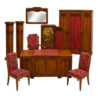 Art Deco Office Set, 1934, Set of 9 For Sale