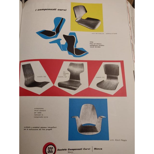 Italian Chair in Teak and Iron from Societa Compensati Curvi, 1950s For Sale - Image 6 of 7