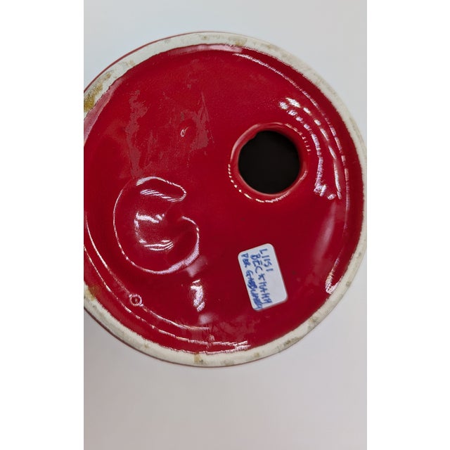 Ceramic Candleholder Vases by Liisi Beckmann for Ceramiche Gabbianelli, Italy, 1960s, Set of 2 For Sale - Image 13 of 15