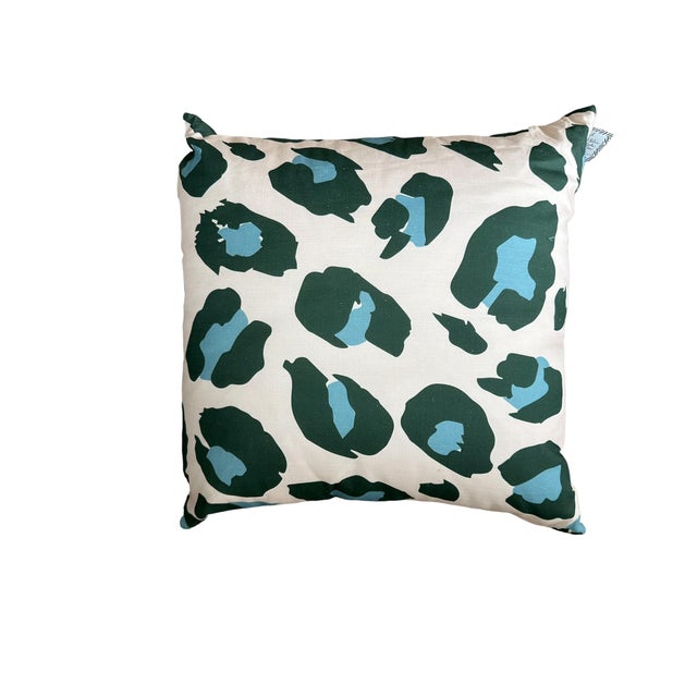 Whether modern or traditional, these oversized Leopard spots pair well with any style! This colorway displays deep emerald...