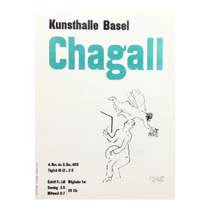 Chagall Lithograph 13 Kunsthalle Basel Art in Poster