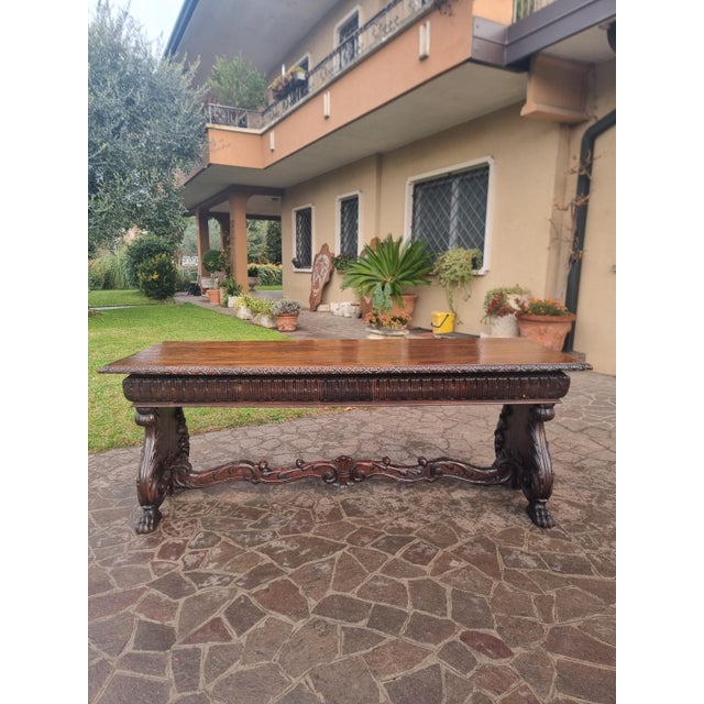 Antique Table in Walnut, 1850 For Sale - Image 13 of 13