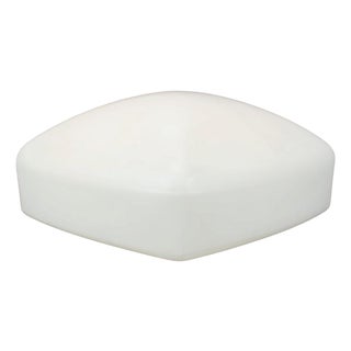 Mid-Century Czechoslovak Milk Glass Ceiling Light, 1960s For Sale