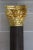 1950s Large Neoclassical Red Granite and Gilt Bronze Column, 1950s For Sale - Image 5 of 12