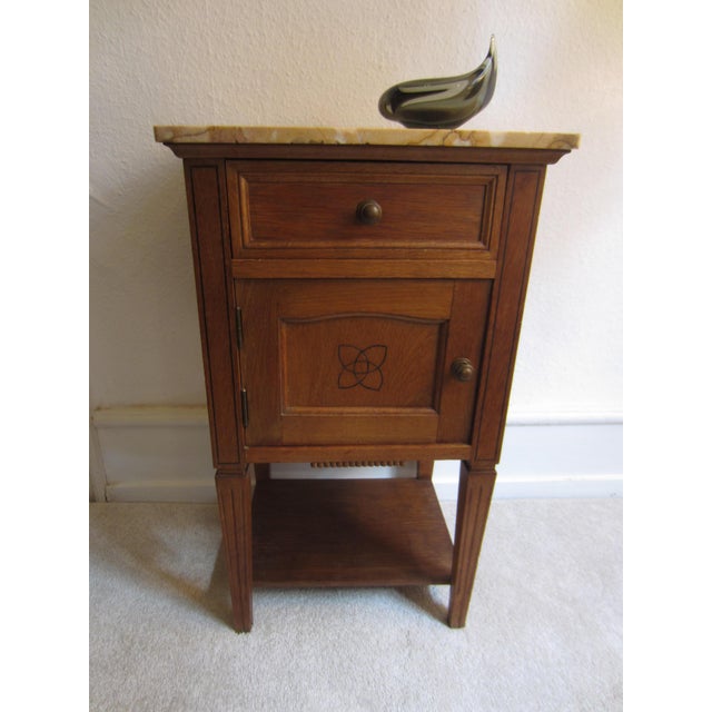 Antique Bedside Table, 1900s For Sale - Image 10 of 11