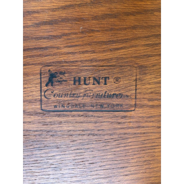 Hunt Country Furniture Hoop Back Oak Dining Side Chairs - Set of 4 For Sale - Image 12 of 12