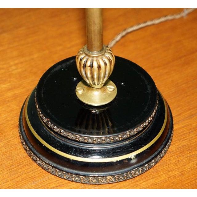 Antique Victorian Oil Lamp in Gilt Brass, 1880 For Sale - Image 4 of 10
