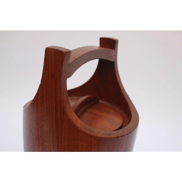 Jens Quistgaard for Dansk Denmark Teak Ice Bucket For Sale - Image 10 of 13
