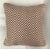 Sienna / White Herringbone Jacquard Decorative Pillow Covers (Set of 2) For Sale - Image 4 of 5