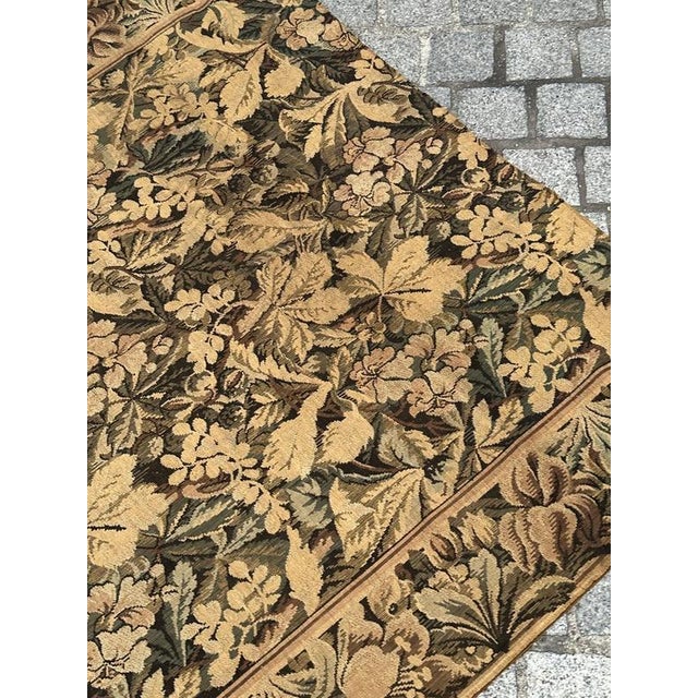 Vintage French Aubusson Style Jacquard Tapestry Panel, 1940s For Sale - Image 15 of 18