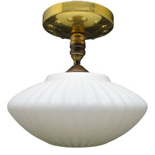 Art Deco Pendant Lamp, Poland, 1950s For Sale