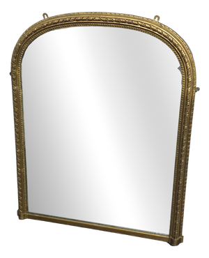 Victorian Gilt Overmantle Mirror, 1880s