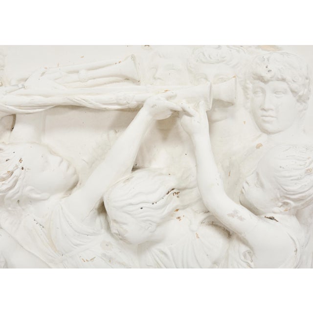 Renaissance Style Plaster Relief Sculpture After Luca Della Robbia For Sale - Image 16 of 18