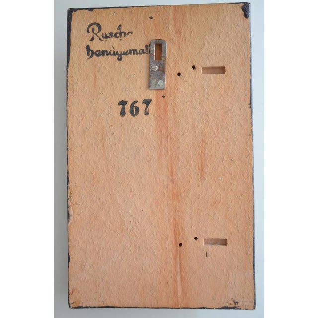 Ceramic Mushroom Wall Plate from Ruscha, 1960s For Sale - Image 6 of 7