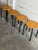 Mid-Century Modern Set of 4 Vintage Danish Stools Mid Century Modern Beech & Metal Seating For Sale - Image 3 of 8