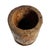Vintage Rustic India Wooden Pestle Pot For Sale - Image 4 of 5