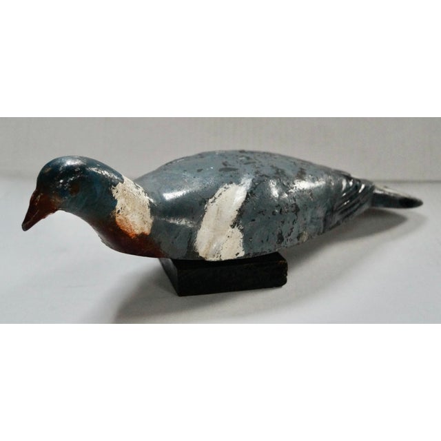 1940s Vintage Aluminium Pigeon Decoy, 1946 For Sale - Image 5 of 9