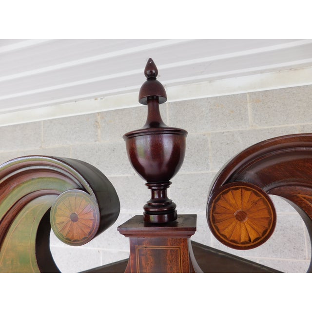 Potthast Federal Style Mahogany Inlay Corner Cabinet For Sale - Image 10 of 17