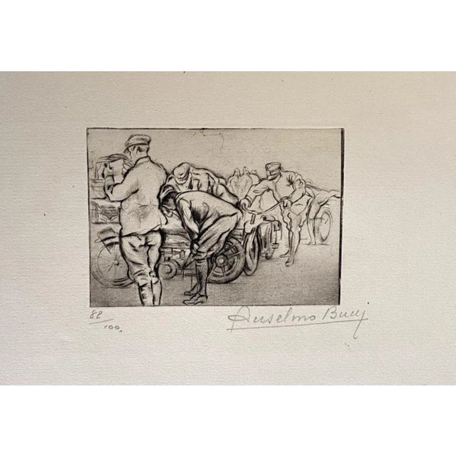 Anselmo Bucci, Military, Etching, 1917 For Sale - Image 3 of 3