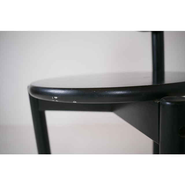 Wood Postmodern Convertible Chair and Side Table, 1980s For Sale - Image 7 of 15
