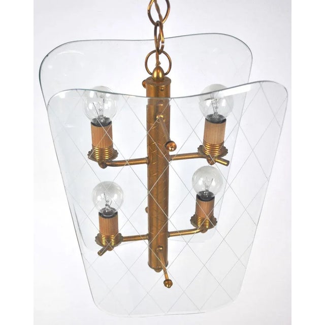 1940s Vintage Ceiling Lamp, 1940s For Sale - Image 5 of 8