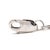 Oval .22ctw Diamond Bezel Pendant Necklace, 10k White Gold, Length 18.5 In For Sale - Image 4 of 5
