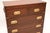 Wood Antique Military Campaign Chest of Drawers, 1930 For Sale - Image 7 of 9