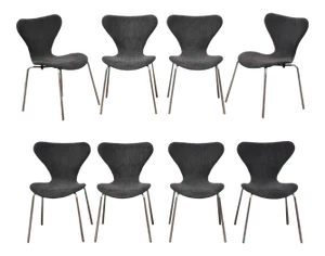 Arne Jacobsen Style Series Dining Chairs - Set of 8